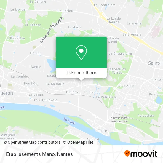 Etablissements Mano map