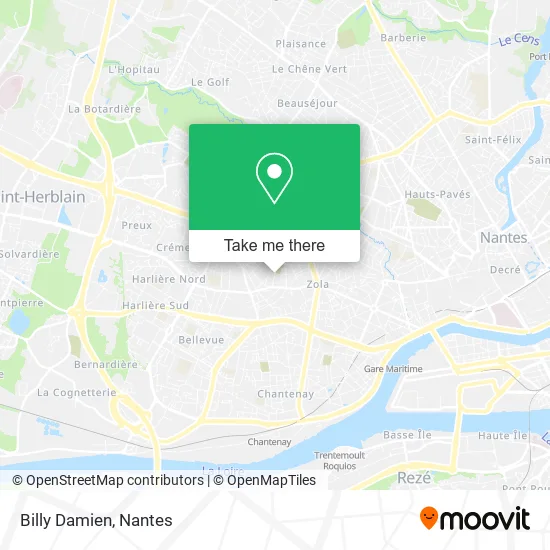 Mapa Billy Damien