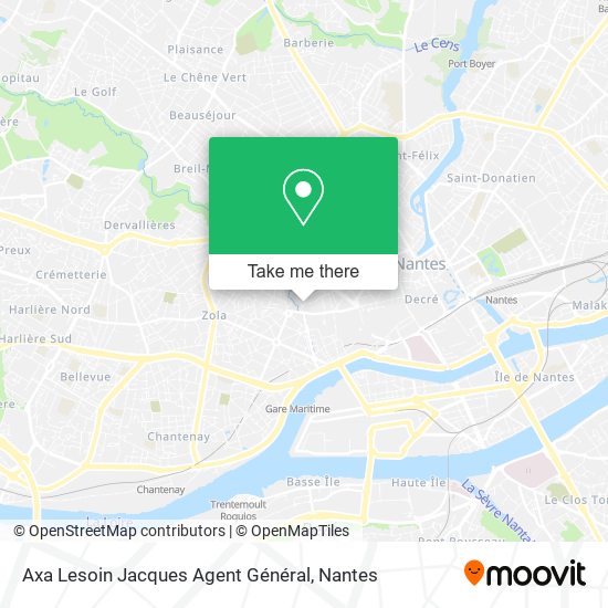 Axa Lesoin Jacques Agent Général map