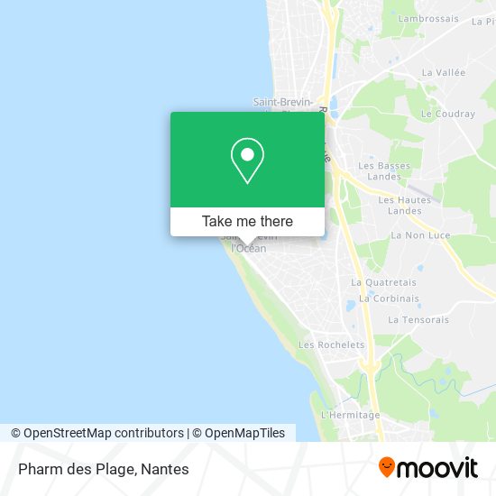 Pharm des Plage map