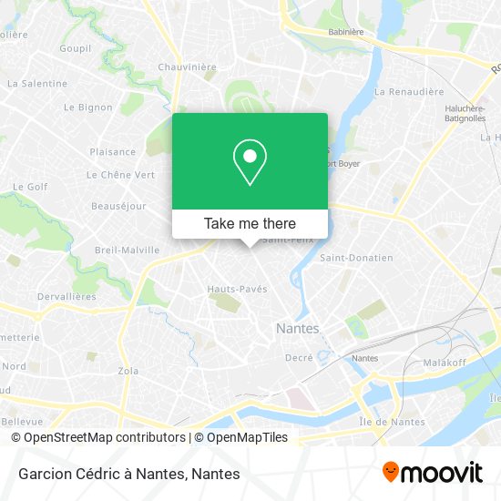 Mapa Garcion Cédric à Nantes