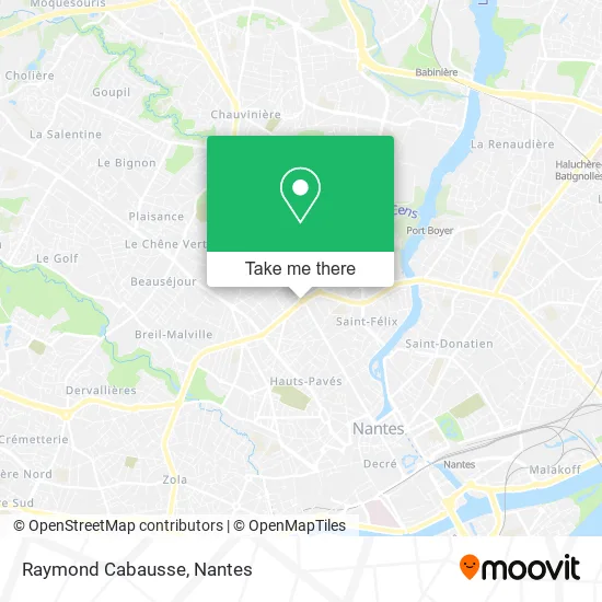 Mapa Raymond Cabausse