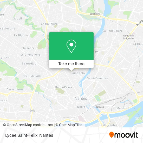 Lycée Saint-Félix map