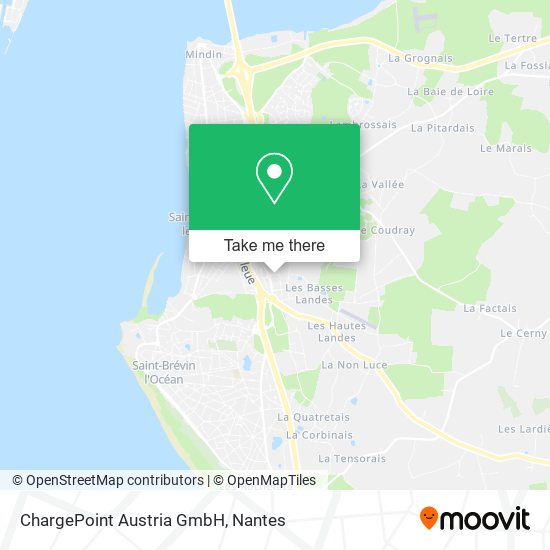 Mapa ChargePoint Austria GmbH