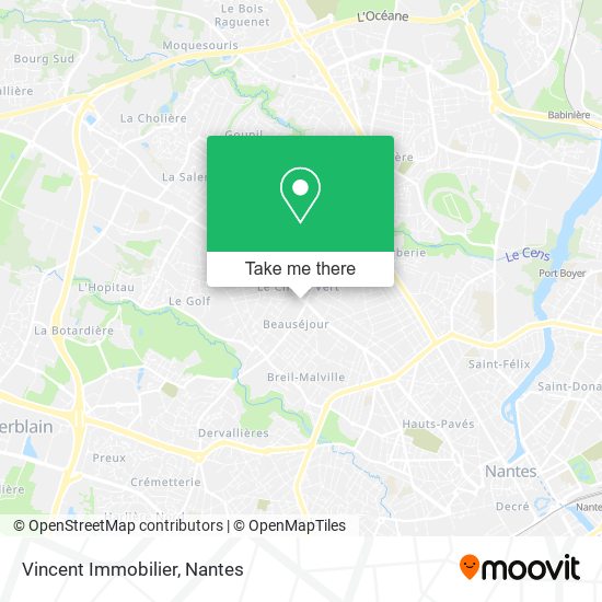 Vincent Immobilier map