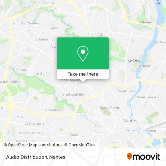 Audio Distribution map