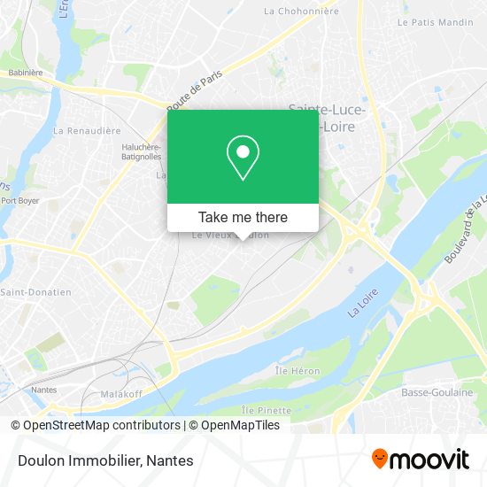 Doulon Immobilier map