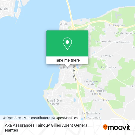 Mapa Axa Assurances Tainguy Gilles Agent General
