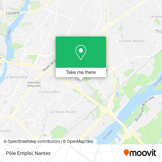 Pôle Emploi map