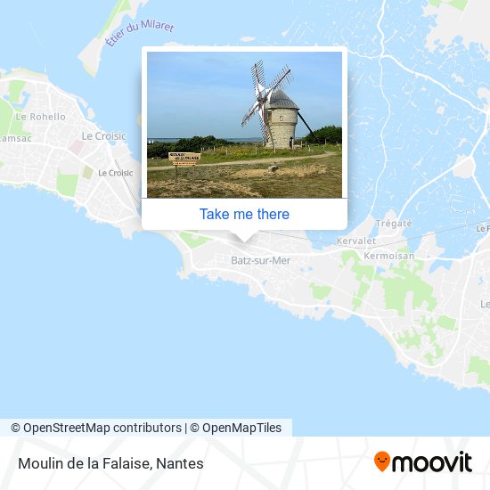 Mapa Moulin de la Falaise