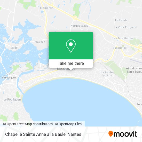 Chapelle Sainte Anne à la Baule map