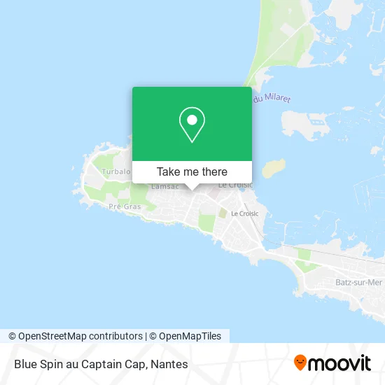 Blue Spin au Captain Cap map