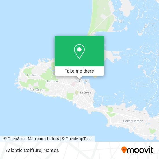 Atlantic Coiffure map