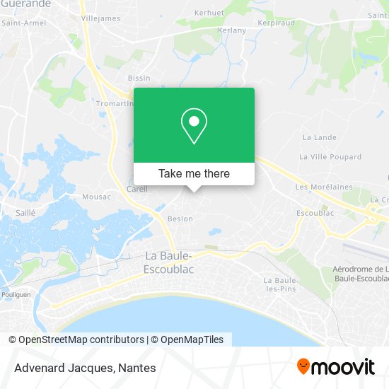 Mapa Advenard Jacques