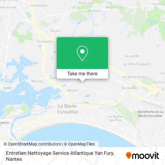 Entretien Nettoyage Service Atlantique Yan Fury map