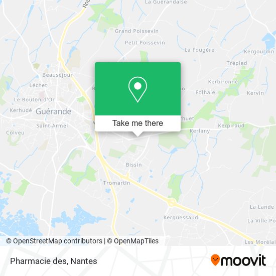 Mapa Pharmacie des