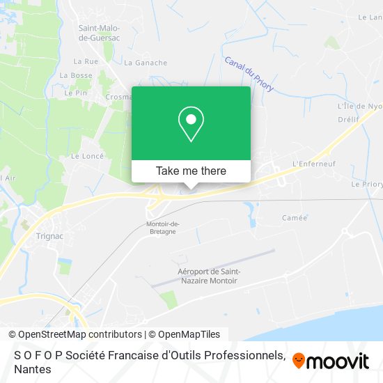 S O F O P Société Francaise d'Outils Professionnels map