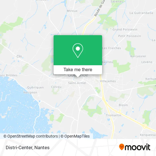 Distri-Center map