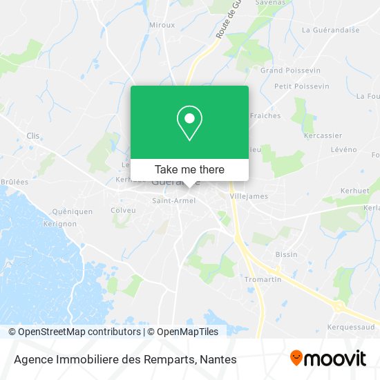 Mapa Agence Immobiliere des Remparts