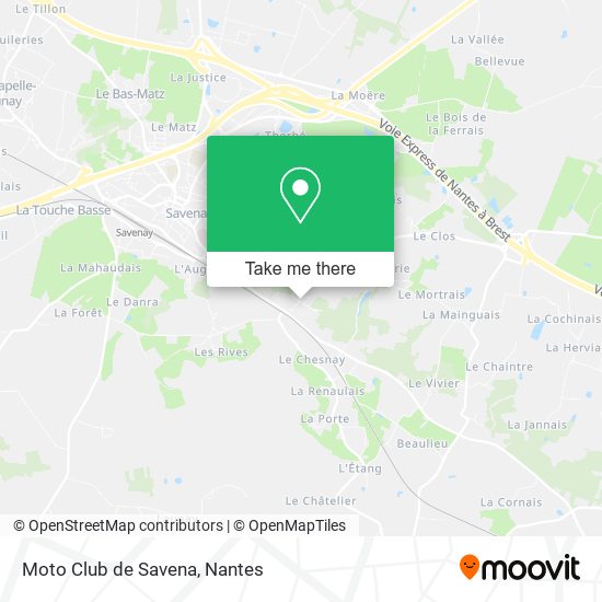 Moto Club de Savena map