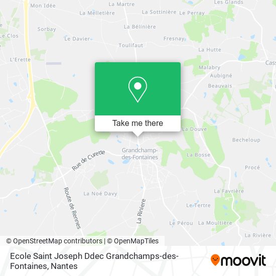 Ecole Saint Joseph Ddec Grandchamps-des-Fontaines map