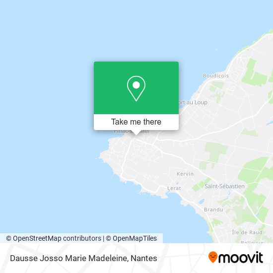 Dausse Josso Marie Madeleine map