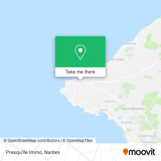 Presqu'Ile Immo map
