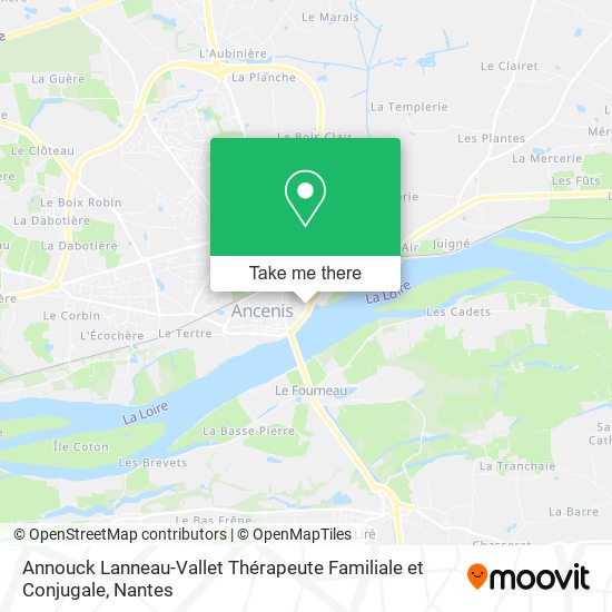 Annouck Lanneau-Vallet Thérapeute Familiale et Conjugale map