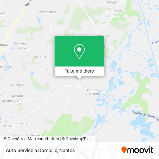 Auto Service a Domicile map