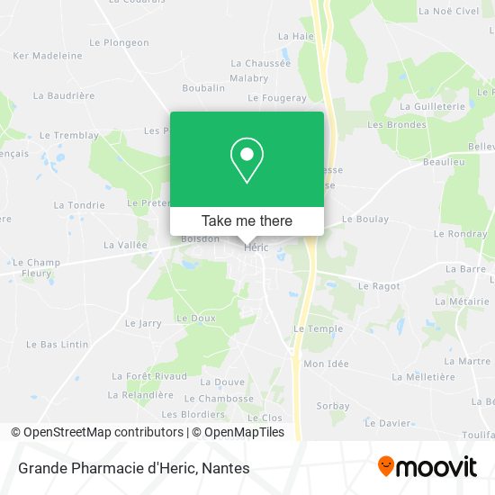 Grande Pharmacie d'Heric map