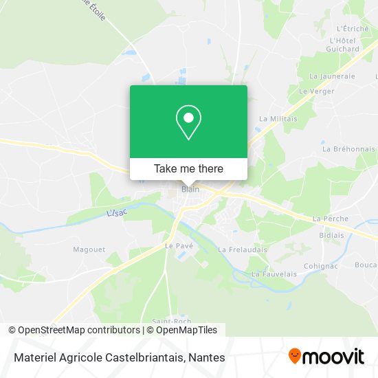 Materiel Agricole Castelbriantais map
