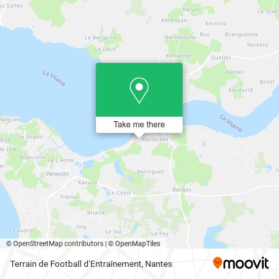 Mapa Terrain de Football d'Entraînement