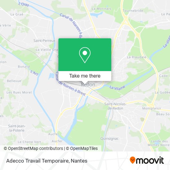 Adecco Travail Temporaire map