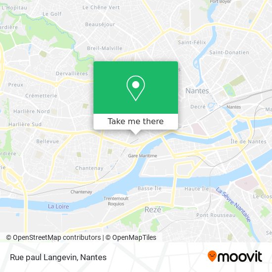 Rue paul Langevin map