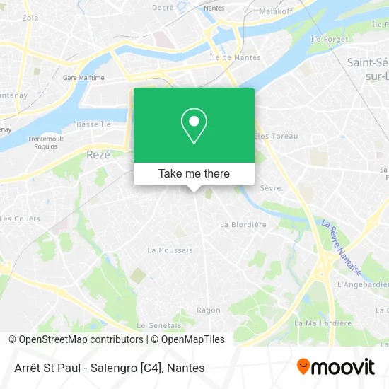 Arrêt St Paul - Salengro [C4] map