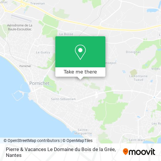 Pierre & Vacances Le Domaine du Bois de la Grée map