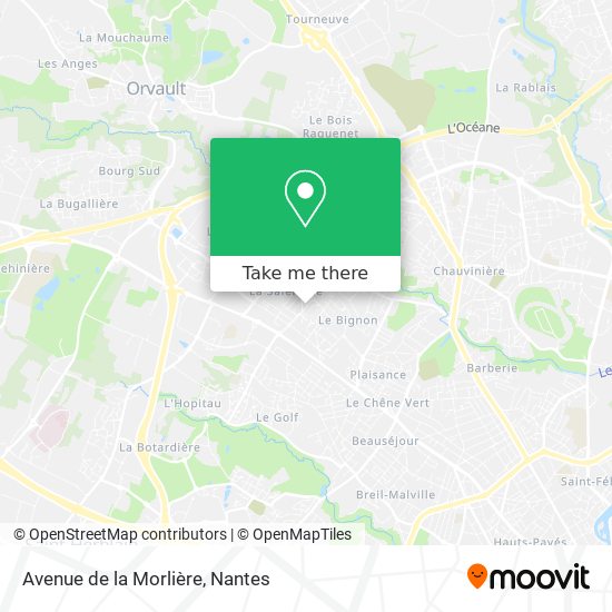 Avenue de la Morlière map