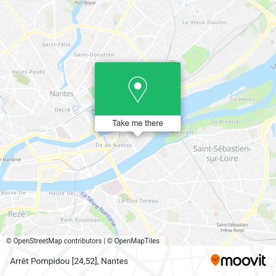 Mapa Arrêt Pompidou [24,52]