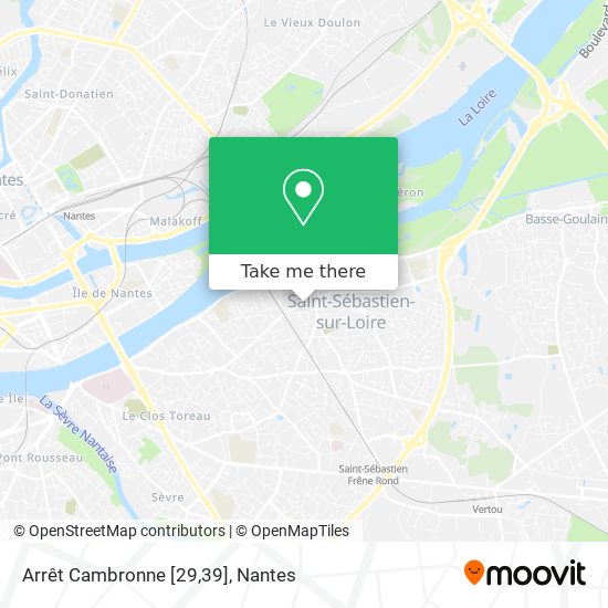 Arrêt Cambronne [29,39] map