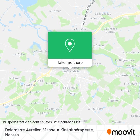 Delamarre Aurélien Masseur Kinésithérapeute map