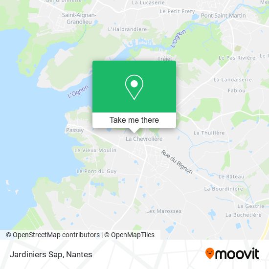 Jardiniers Sap map