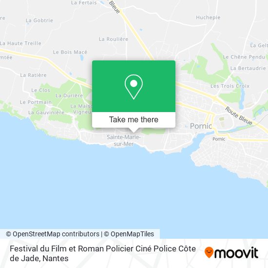 Festival du Film et Roman Policier Ciné Police Côte de Jade map