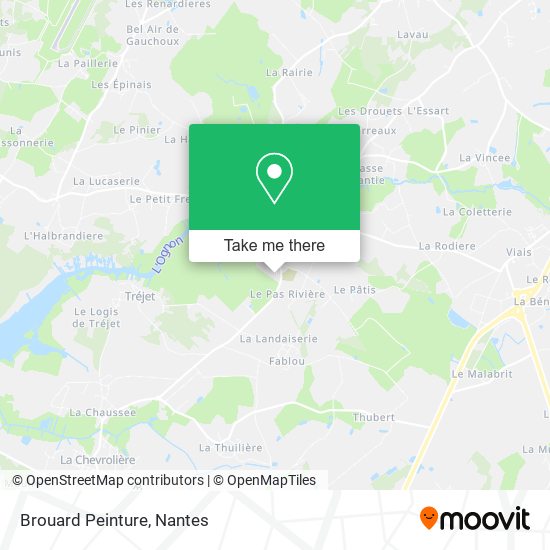 Brouard Peinture map
