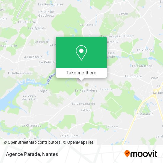 Agence Parade map