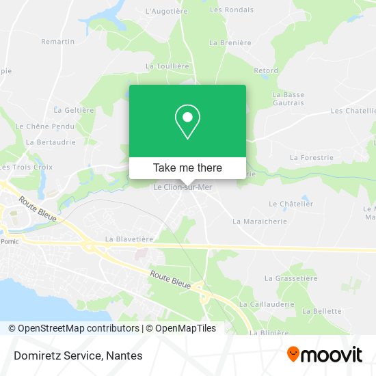 Domiretz Service map