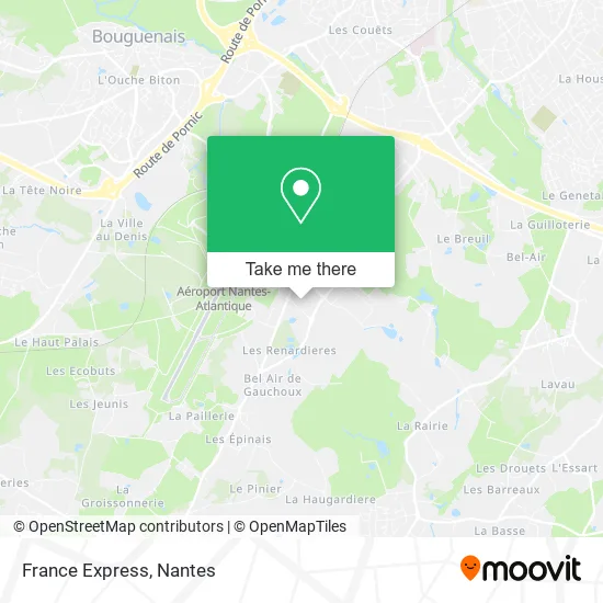 France Express map