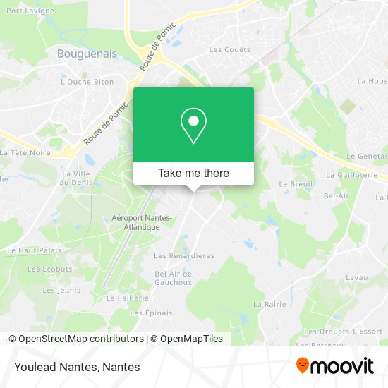 Youlead Nantes map