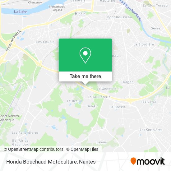 Honda Bouchaud Motoculture map