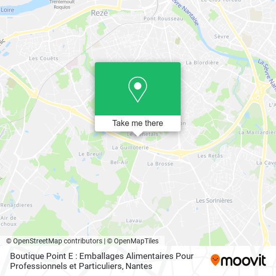 Mapa Boutique Point E : Emballages Alimentaires Pour Professionnels et Particuliers