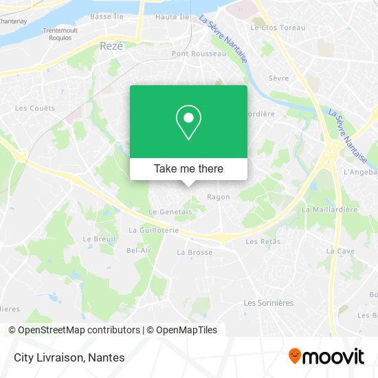 City Livraison map